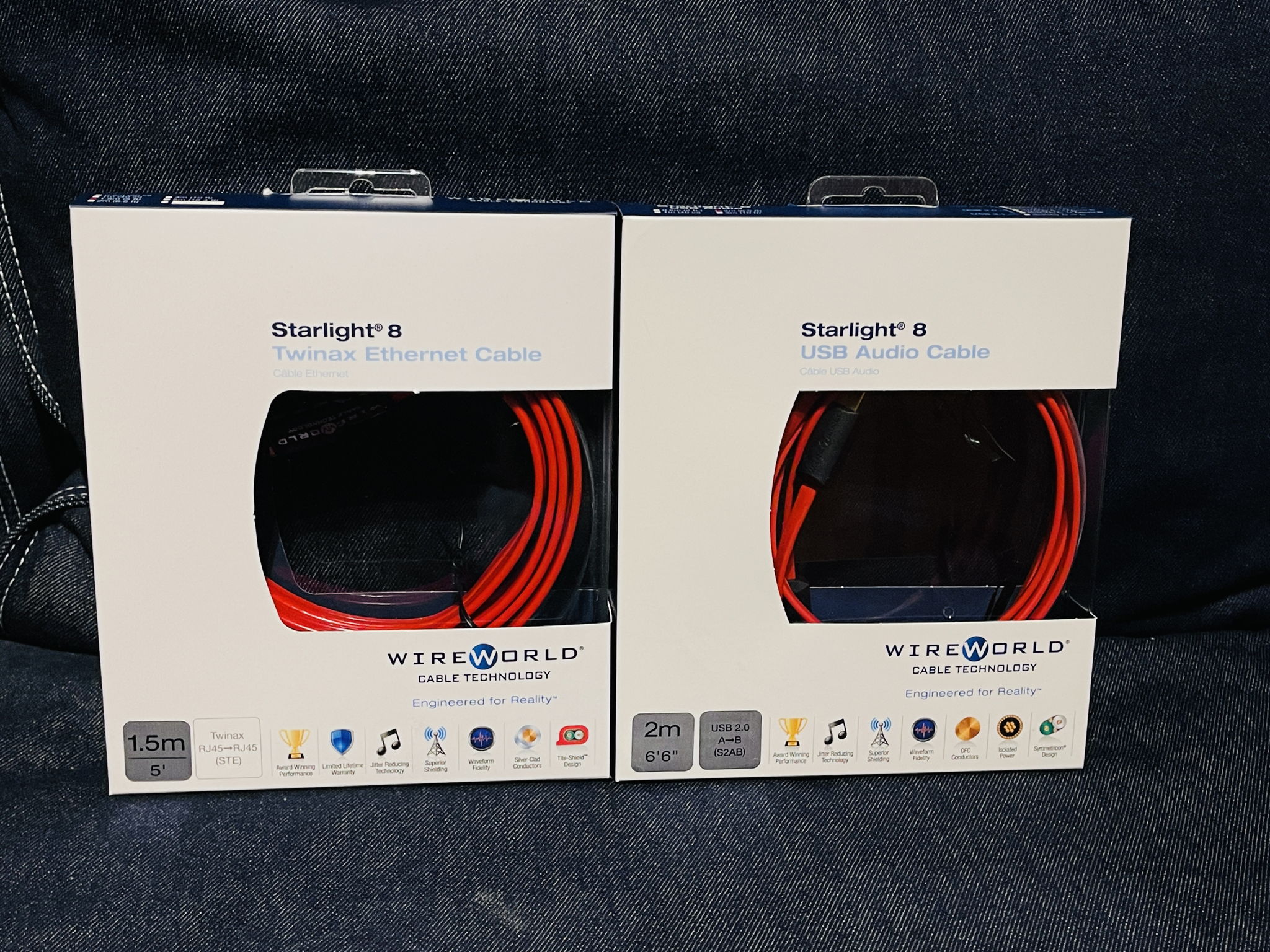 Wireworld Starlight 8 Ethernet 1.5M & USB  For Sale | Audiogon