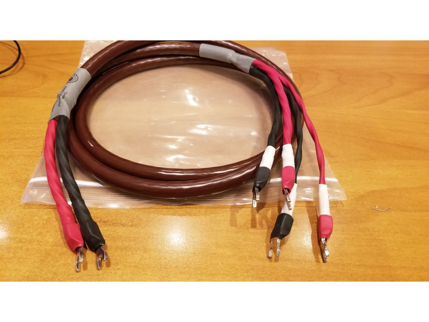 Cardas Audio Golden Cross Bi-Wire Speaker Cable (SINGLE - 2M -  SPADES)
