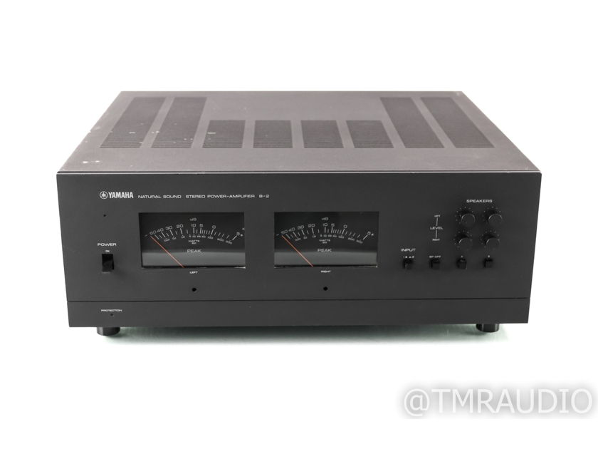 Yamaha B-2 Vintage Stereo Power Amplifier; B2; Serviced (28666)
