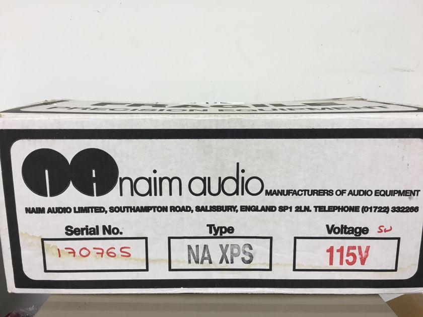 Naim Audio XPS with black burndy