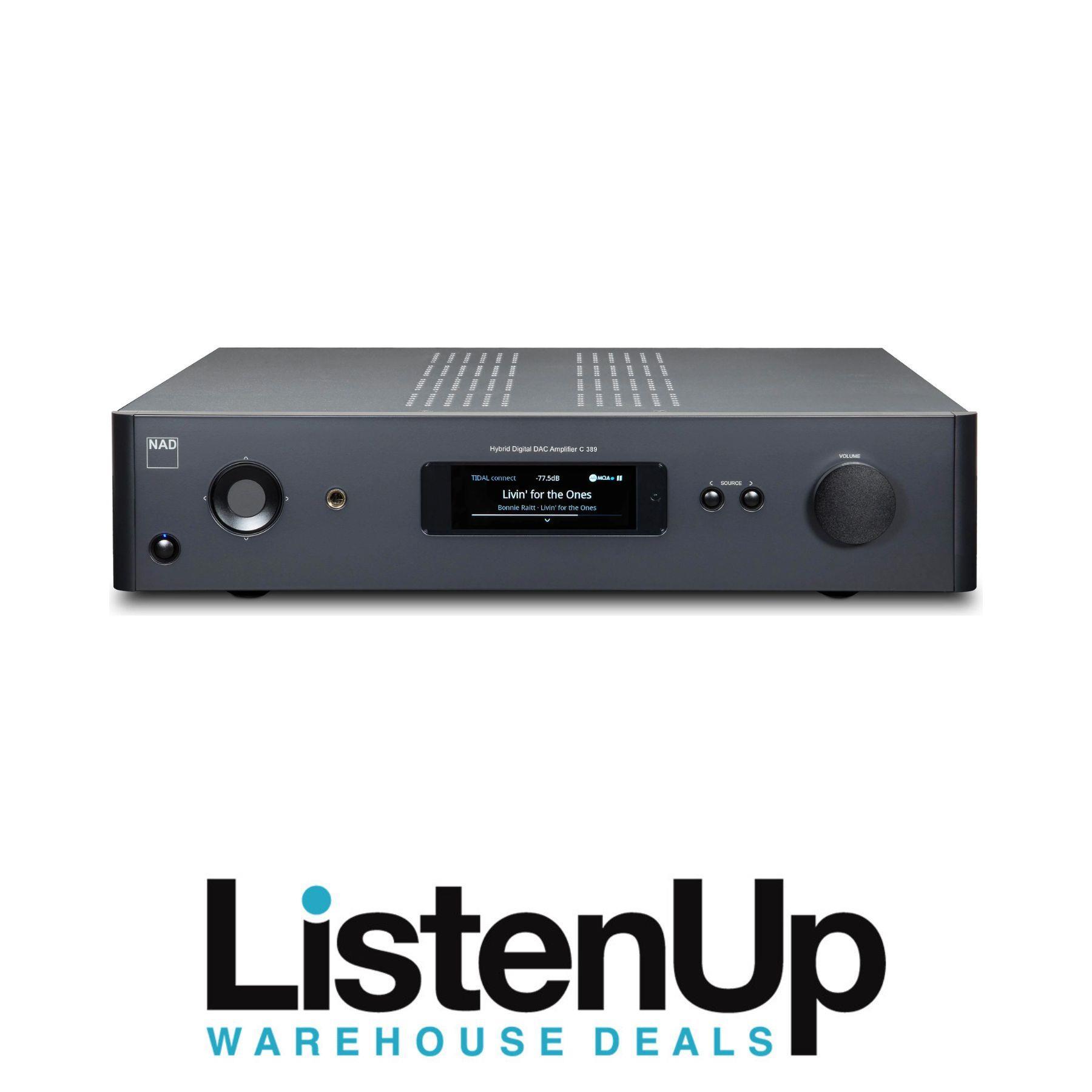 NAD C 389 Integrated Amplifier with DAC, Bluetooth & Pr...