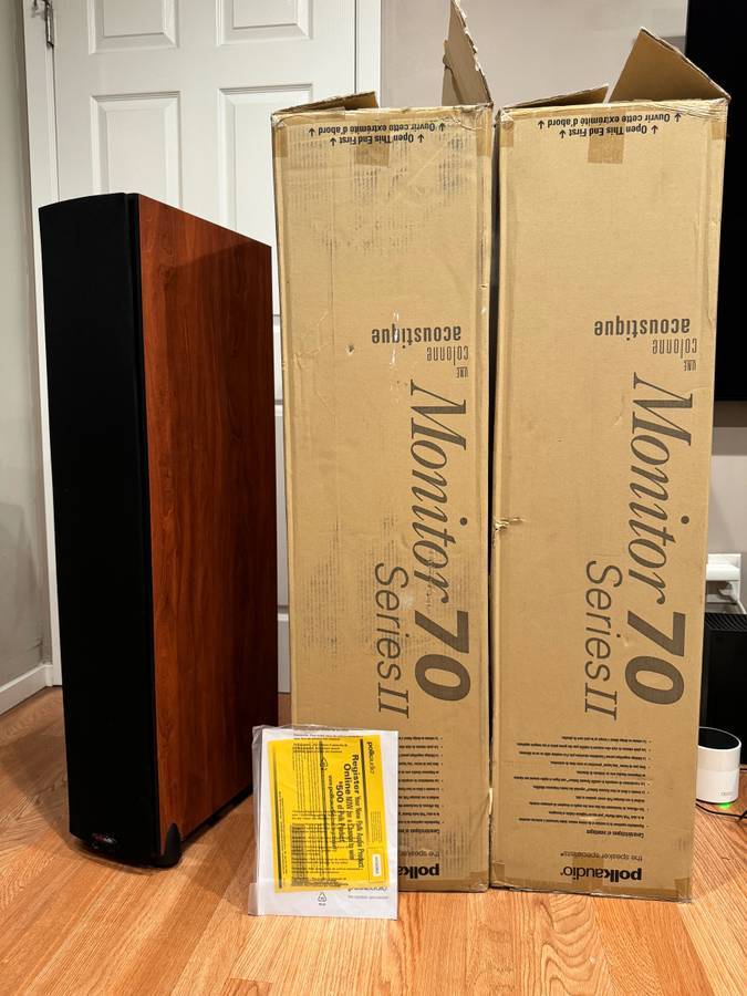 Polk Audio Monitor 70 Series II and Onkyo 9050 6