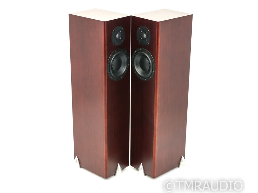Totem Forest Floorstanding Speakers; Mahogany Pair; Upgraded Crossovers (29833)