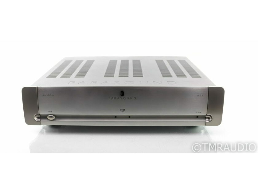 Parasound Halo A23 Stereo Power Amplifier; Silver; A-23 (1/2) (30710)