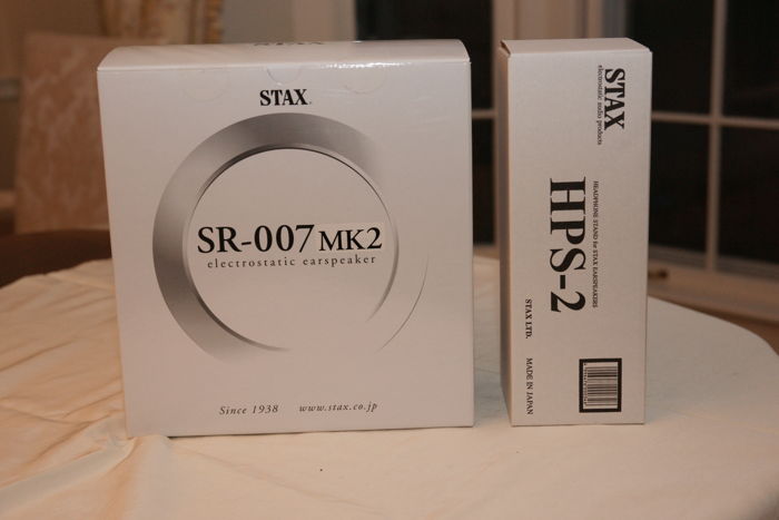 Stax SR-007 Omega II Headphones and Stand