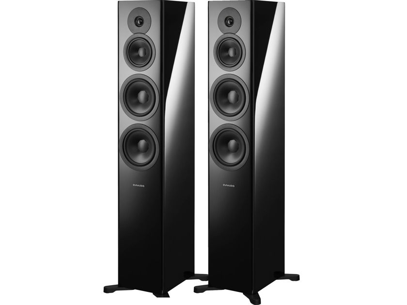 Dynaudio Evoke 50 Floor-standing speakers (Black Gloss) Brand New Pair