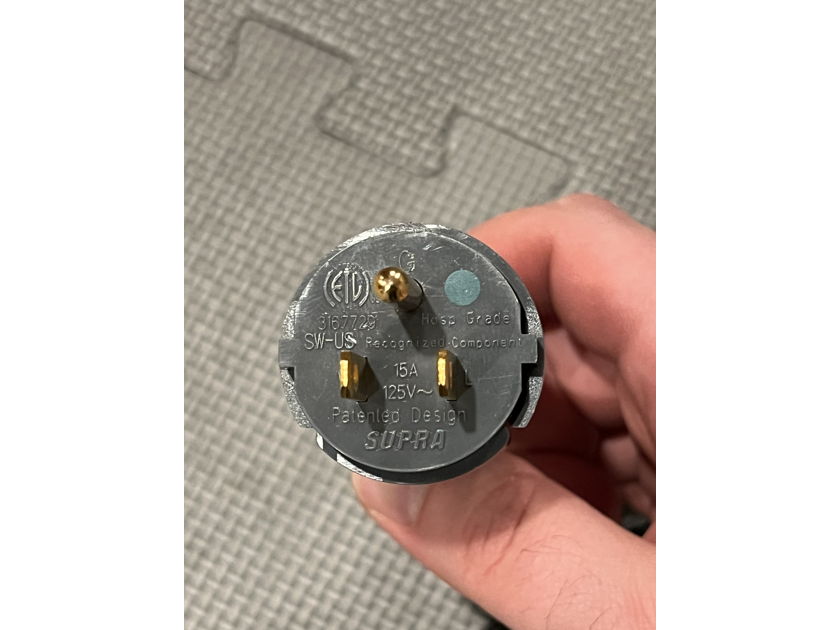 Duelund Coherent Audio DCA12GA600V Power Cable with Supra Connectors