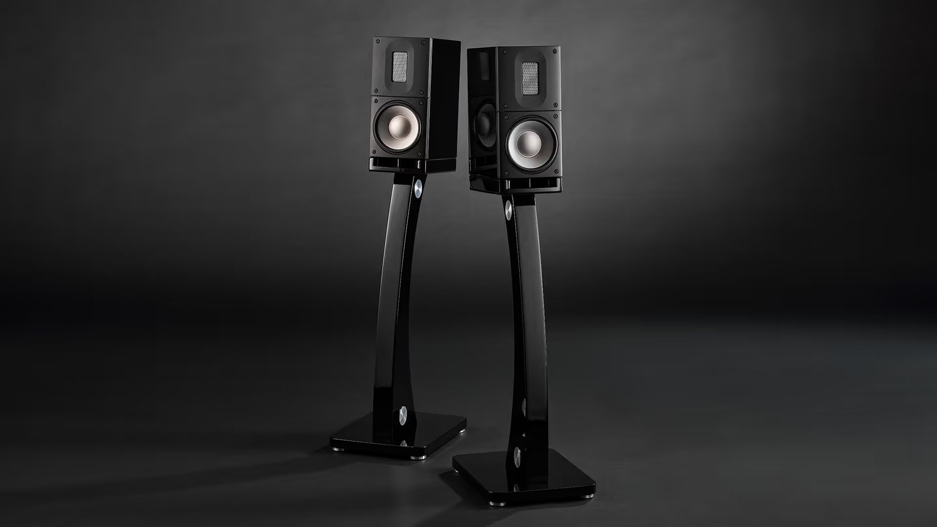 Raidho X1.1 Stand-mount Speakers in Black w/Stands