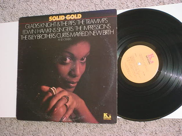 Solid Gold lp record - Soul Gladys Knight Trammps Impre...