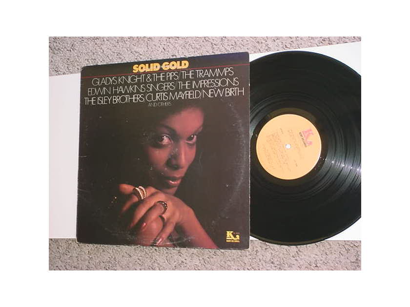 Solid Gold lp record - Soul Gladys Knight Trammps Impressions Edwin Hawkins Curtis Mayfield