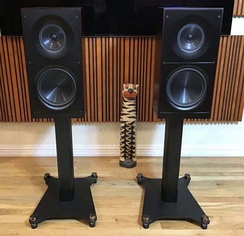 Elac Adante AS-61 standmount speakers, with stands