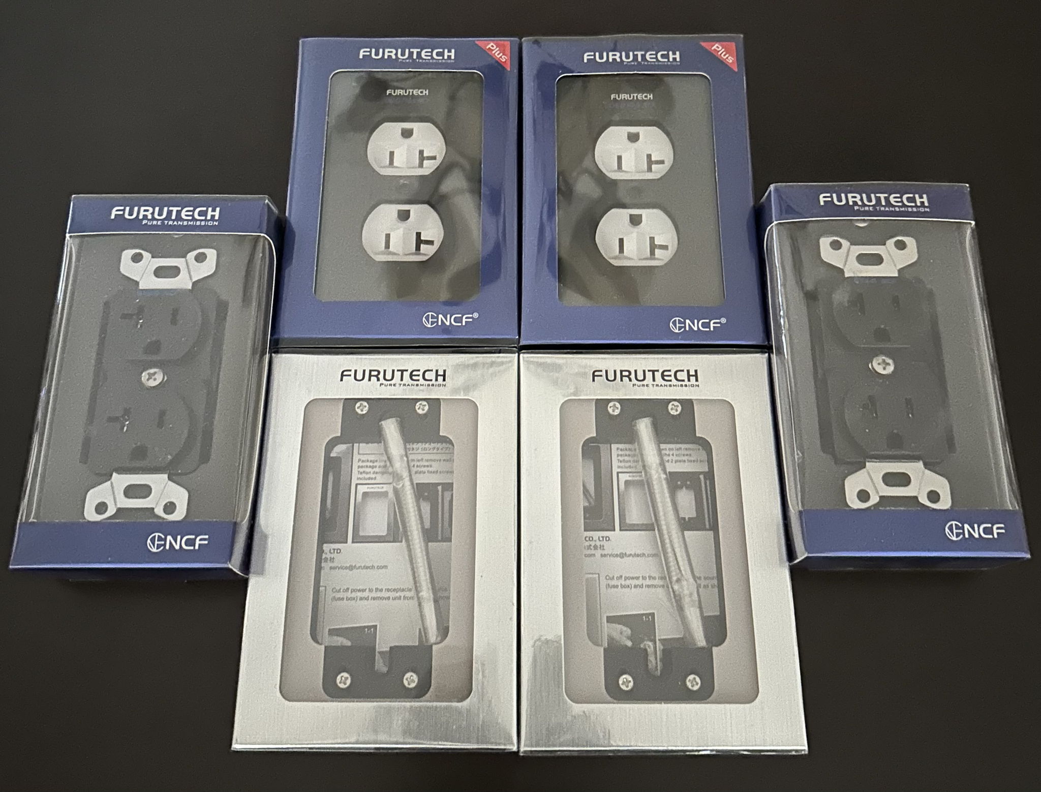 Furutech GTX-D NCF Outlet + GTX Wall Plate + 106-D NCF ...