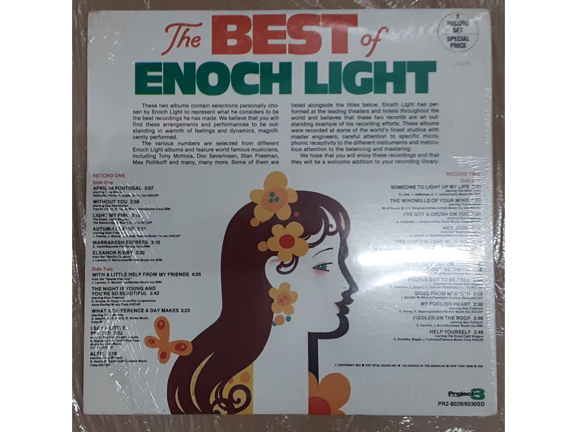 Enoch Light & The Light Brigade - The Best Of Enoch Light SEALED Double Vinyl LP 1978  Project 3 Total Sound PR2-6029/6030SD