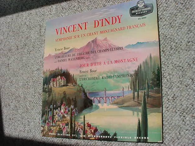 Vincent D'INDY Ernest Bour lp record DTL 93069 SYMPHONI...