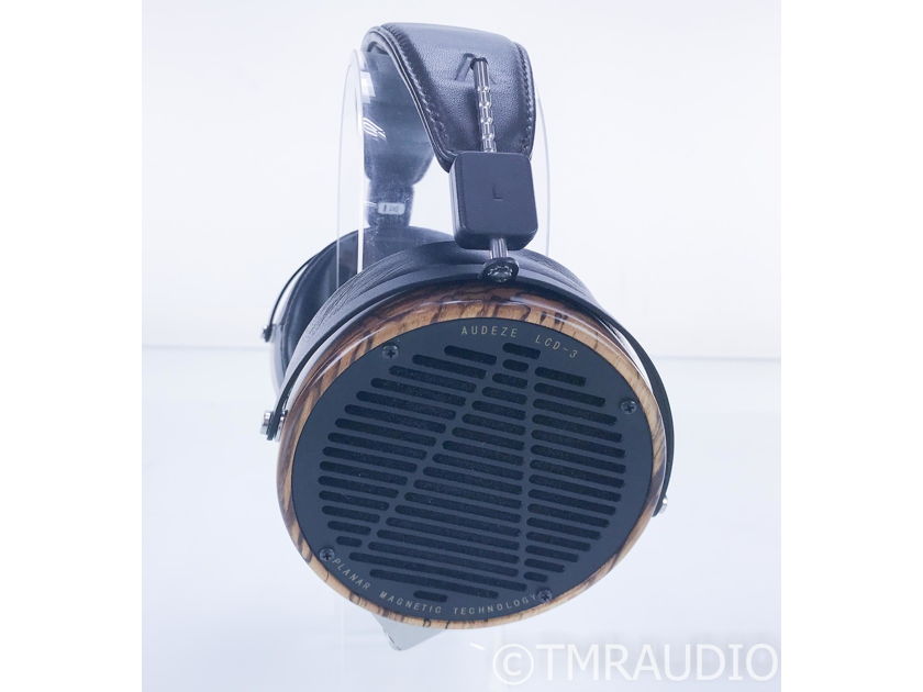 Audeze LCD-3 Open Back Planar Magnetic Headphones; Zebrano; LCD3; Fazor (Refreshed) (18171)