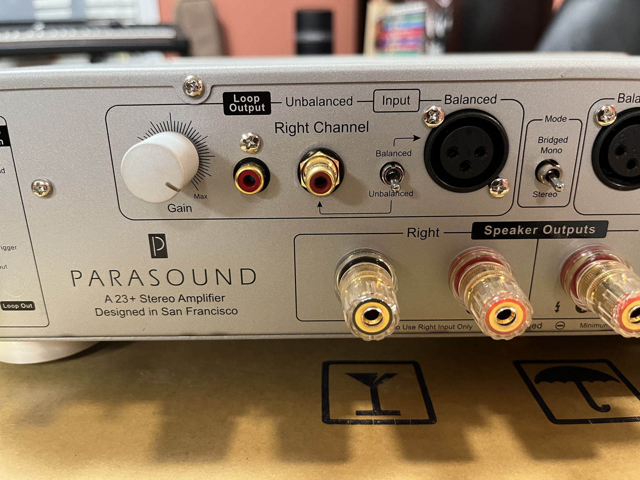 Parasound Halo A-23+ in SILVER 15