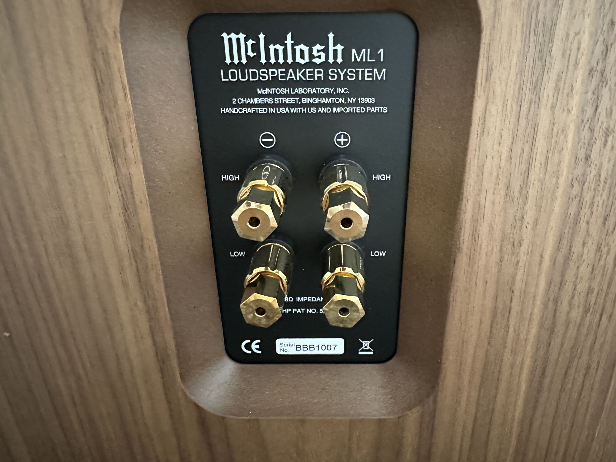 McIntosh ML1 Loudspeaker MK II Speakers 4
