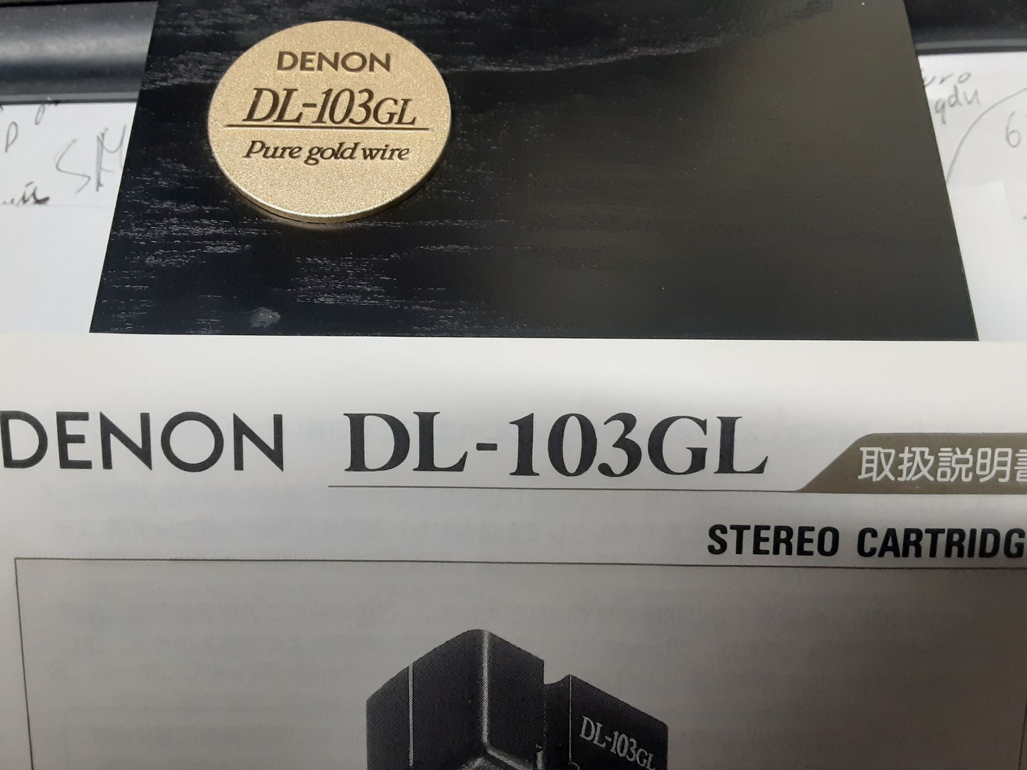 Denon  DL-103GL phono cartridge gold coils only 2000 made 7