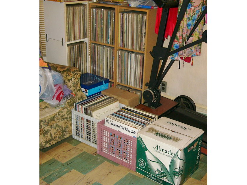 50 LPs from my record collection at buyer's choice plus one free box of LPs