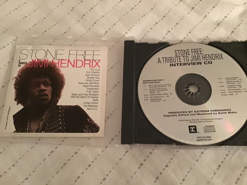 Jimi Hendrix  Stone Free:A Tribute To Jimi Hendrix Promo Interview Disc