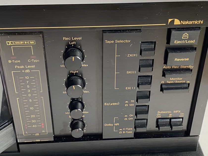 Nakamichi RX-505 Tape Deck, 3 Heads and Featuring Unique Physical Auto Reverse