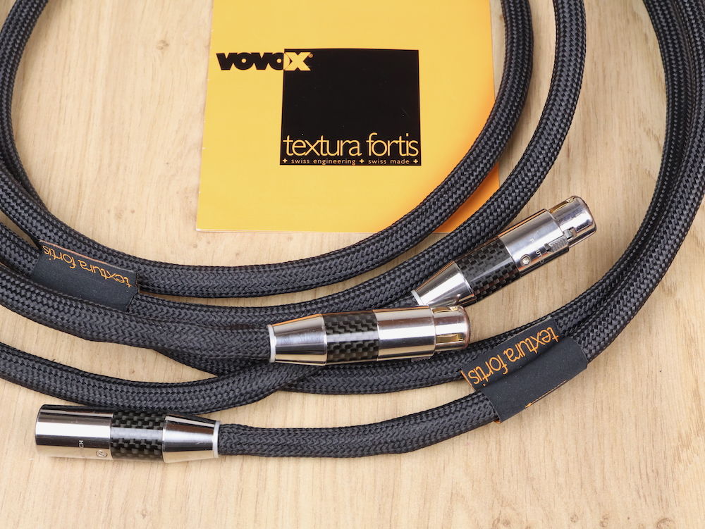 Vovox Textura Fortis highend audio interconnects XLR 2,... 2