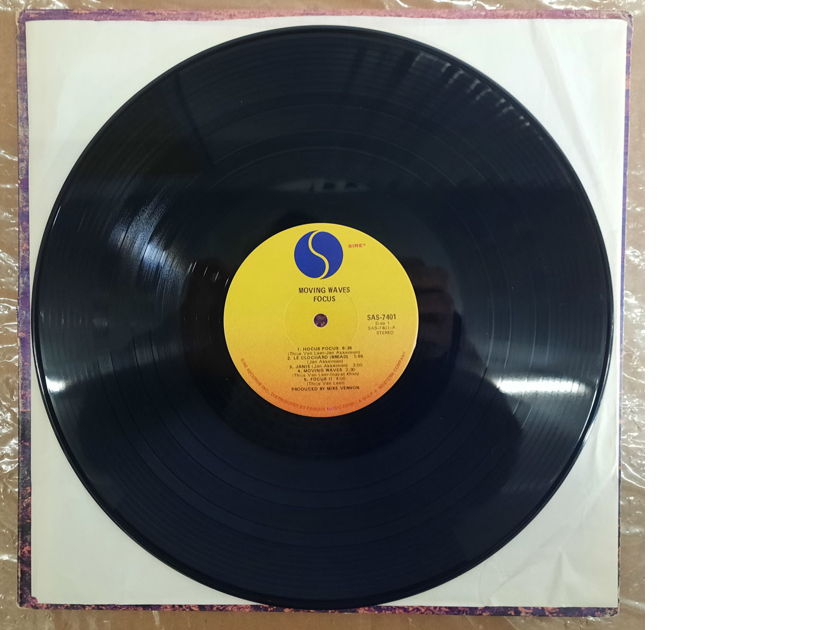 Focus Moving - Waves 1972 EX+ ORIGINAL PROG ROCK VINYL LP Sire Records SAS-7401