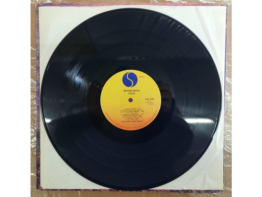 Focus Moving - Waves 1972 EX+ ORIGINAL PROG ROCK VINYL LP Sire Records SAS-7401