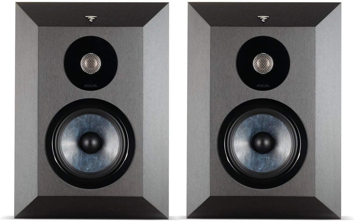 Focal Chora Wall Mount Surround Loudspeaker, Black, Pair