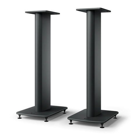 KEF S2 Floor Stand (pair) in Carbon Black