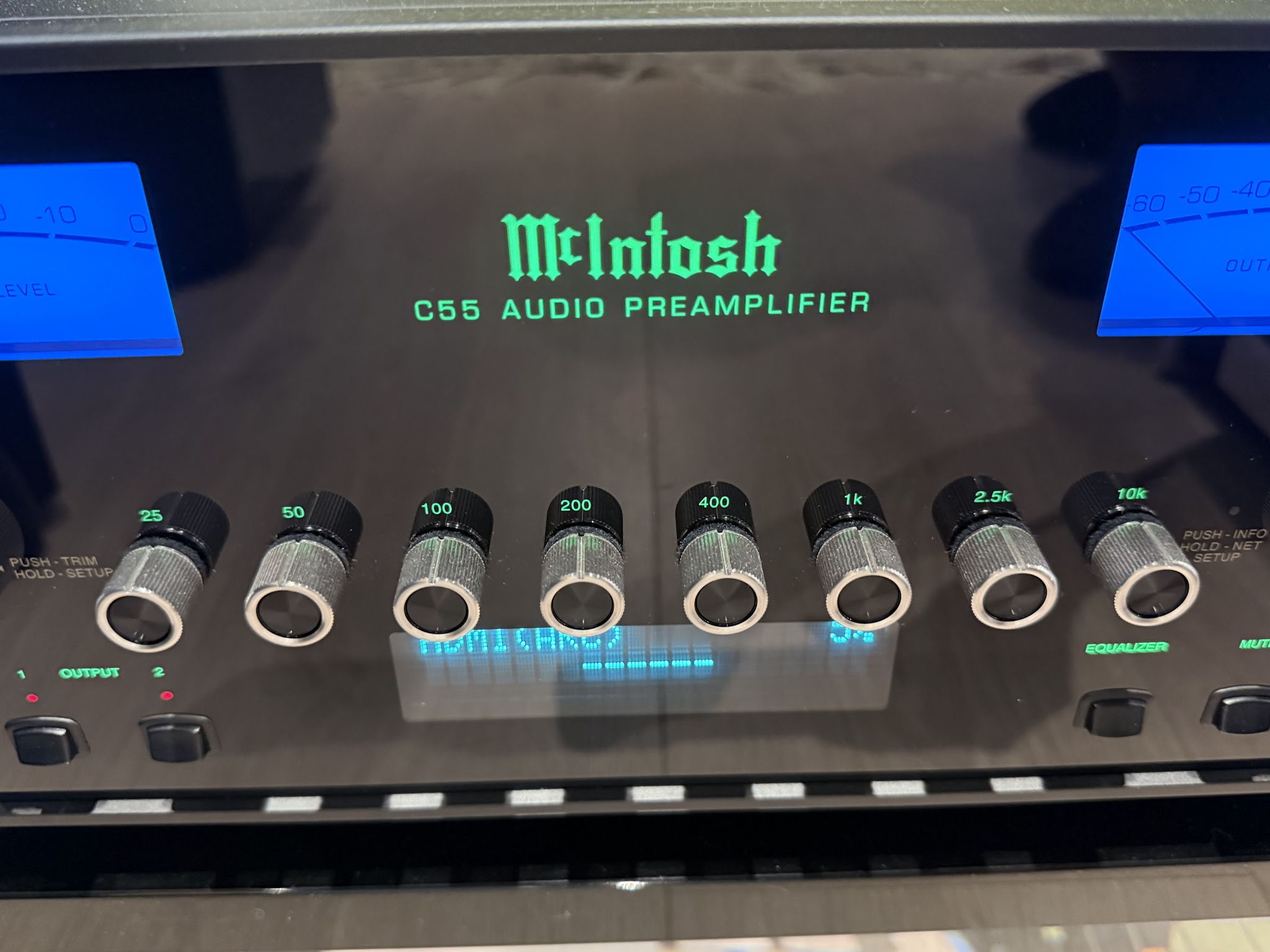 McIntosh C55 2-Channel Audio Preamplifier w Box and Rem... 5