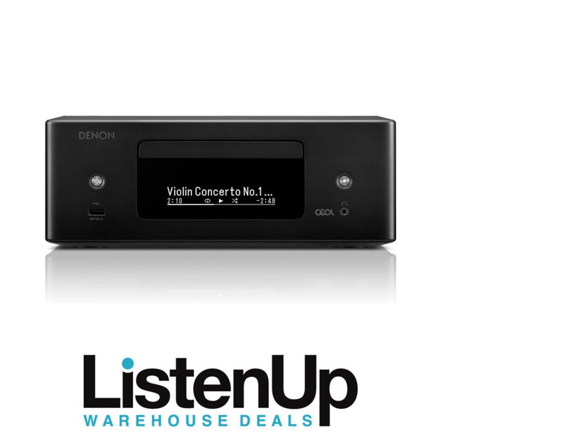 Denon RCD-N12 Mini All-In-One Hi-Fi System with CD Player, Radio & HEOS Built-In