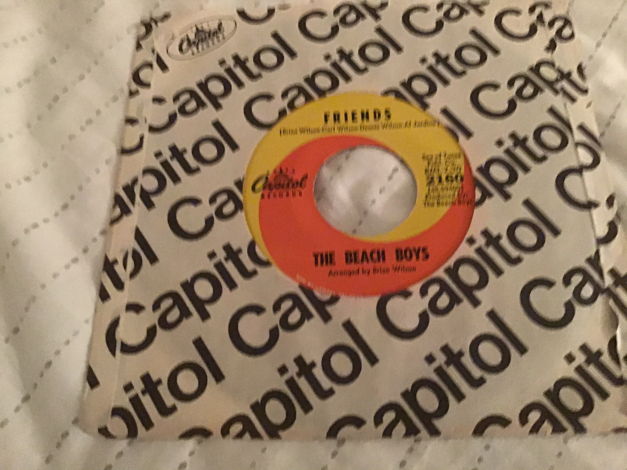 The Beach Boys Capitol Swirl Label  NM Single  Friends/...