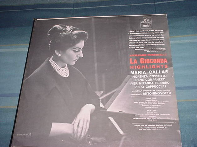 Maria Callas Amilcare Ponchielli lp record La Gioconda ...