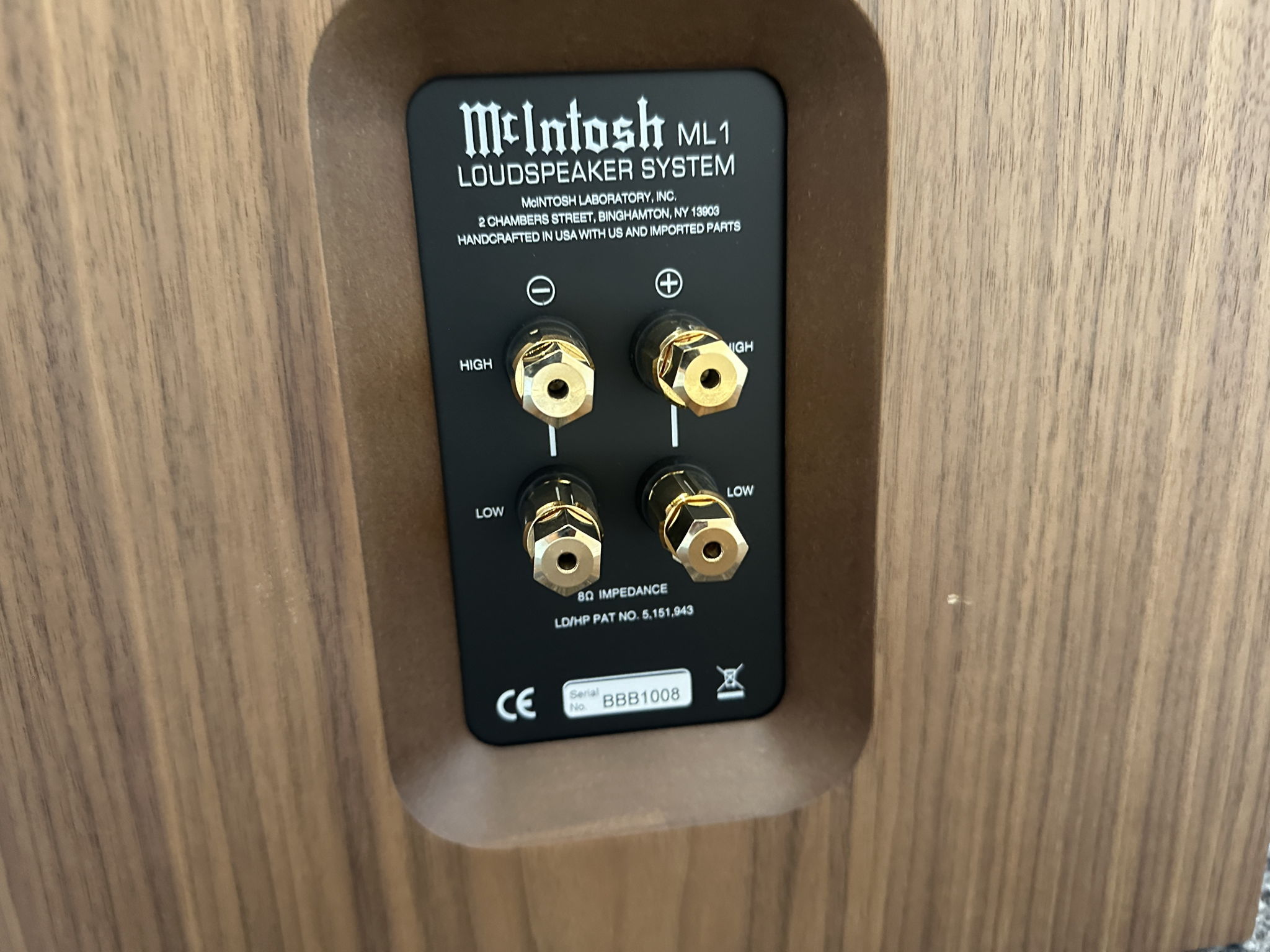 McIntosh ML1 Loudspeaker MK II Speakers 11