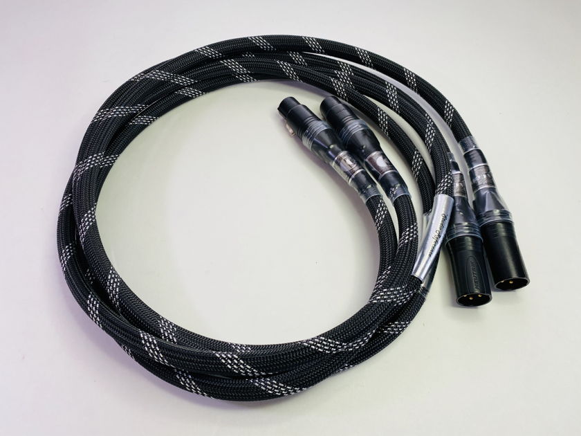 Crystal Clear Audio Cables Studio Reference 1.5m XLR Balanced Interconnects