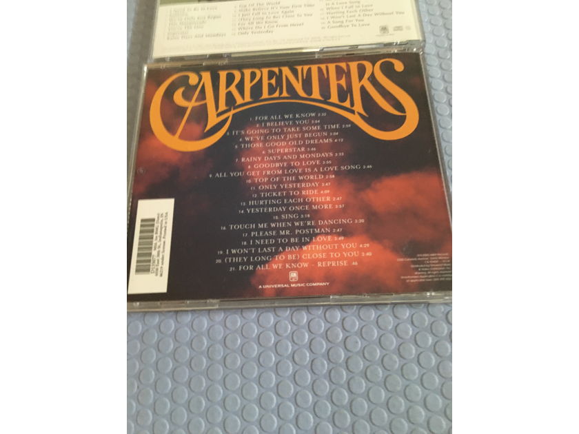 The Carpenters 2 cds Love songs and singles 1969-1981