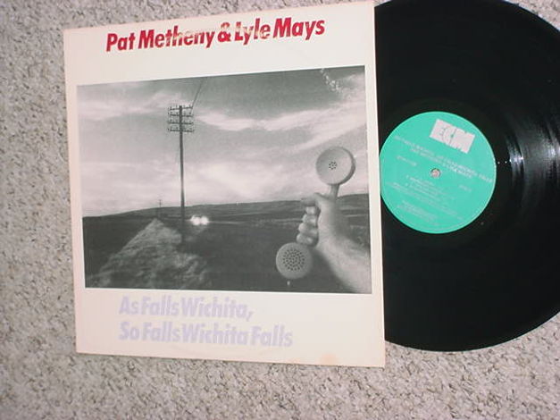 ECM JAZZ Pat Metheny &  - Lye Mays lp record as falls W...