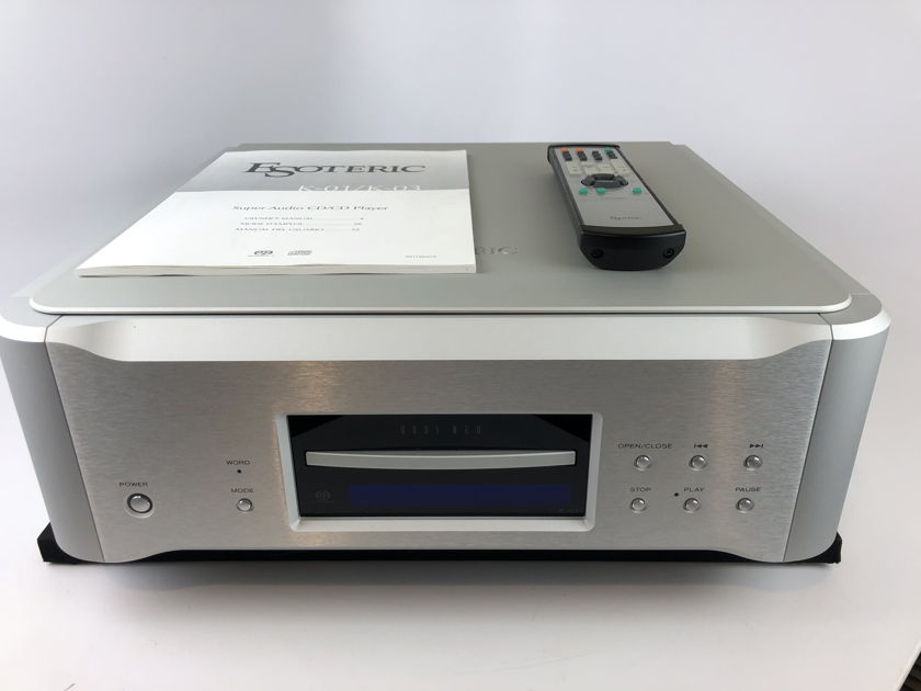 Esoteric K-03 SACD Player with Remote and Manual