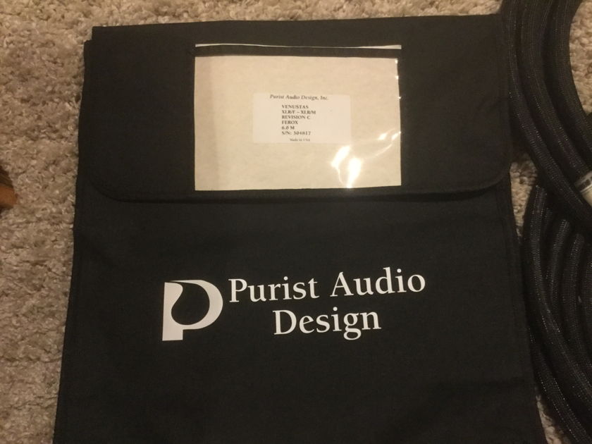 Purist audio design venustas xlr !!! Price drop!!!