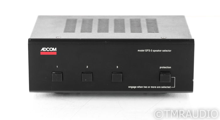 Adcom GFS-3 Speaker Selector w/ Amplifier Protection; 3...
