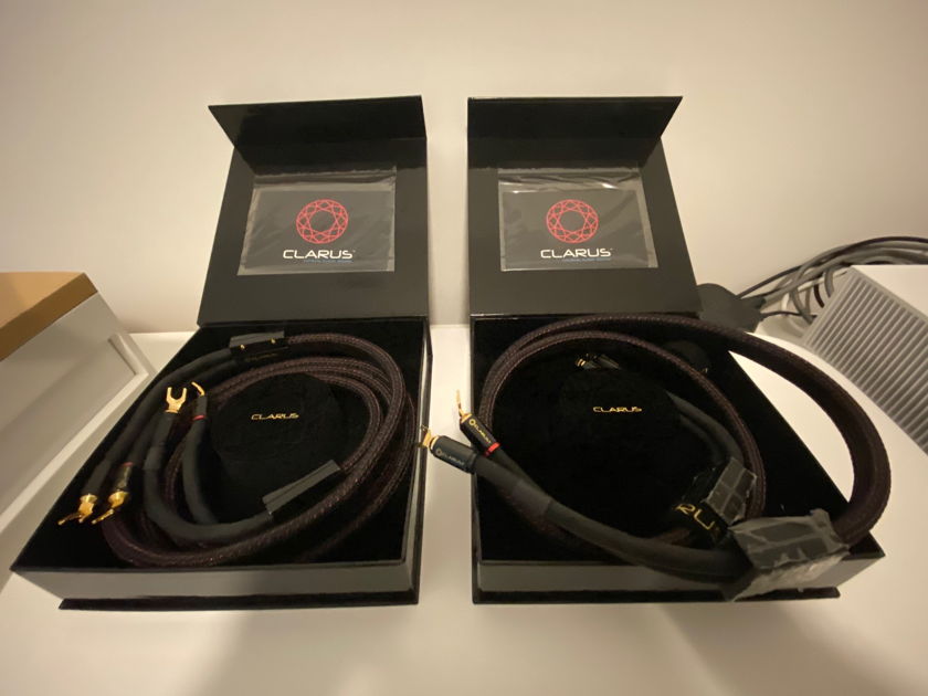 Clarus Crimson Speaker Cables 8ft - Awesome!