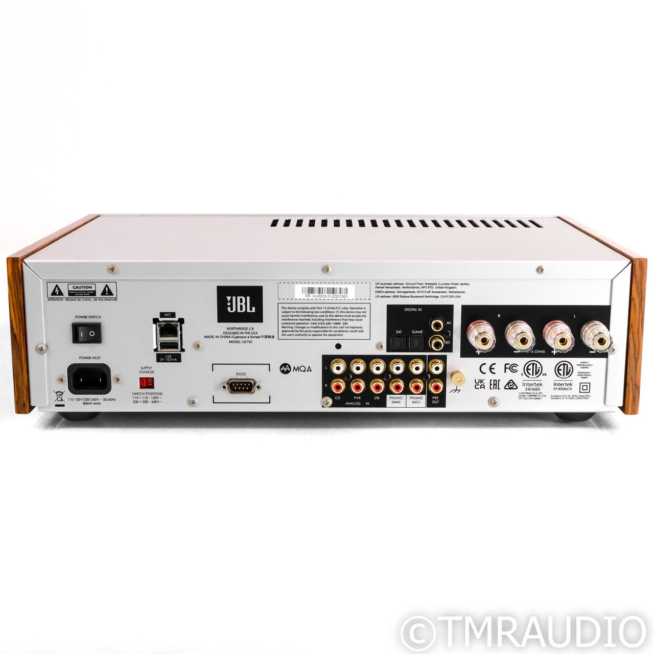 JBL SA750 Wireless Streaming Integrated Amplifier; MM &... 5