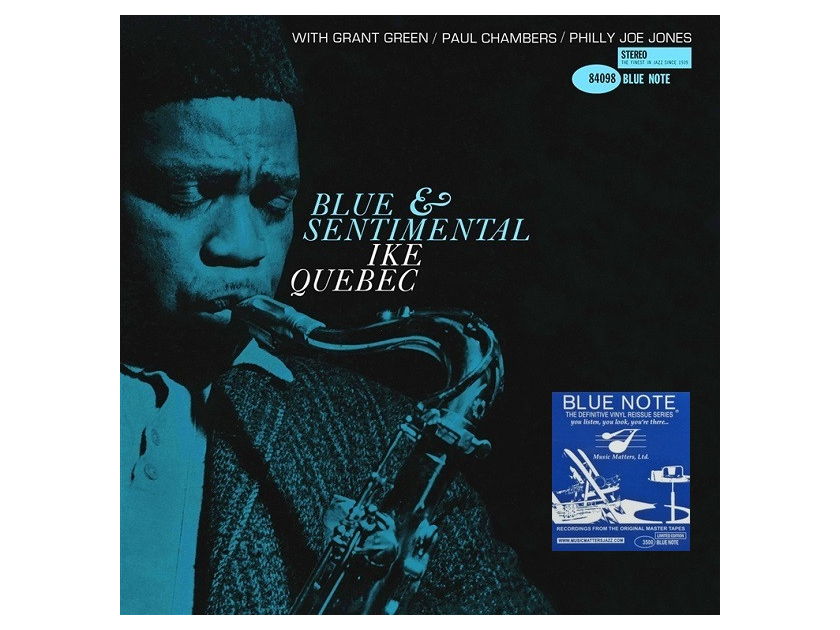 Ike Quebec - Blue and Sentimental - Music Matters 33rpm NEW / SEALED