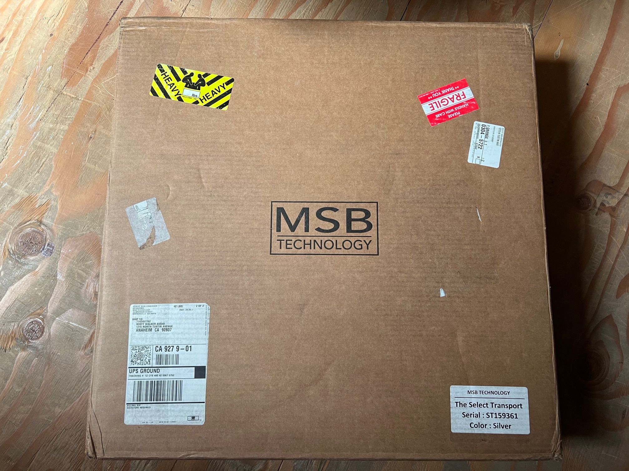 MSB Technology Select Transport -- Excellent Condition ... 8