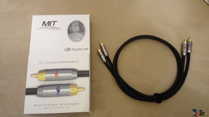 Mit SL6 interconnects 1 meter in length rca excellent c...