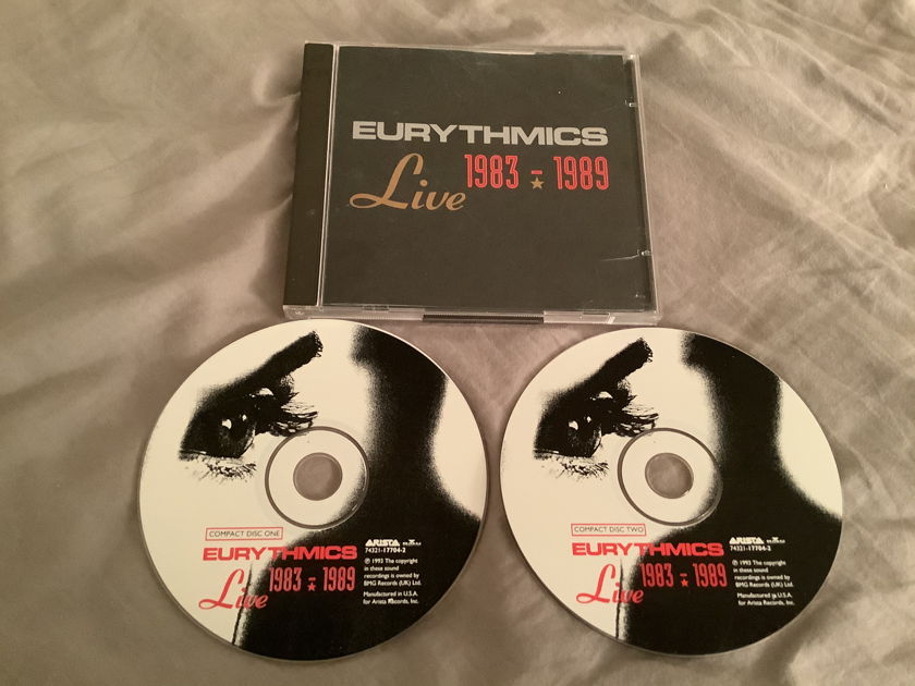 Eurythmics 2 Compact Disc Live Live 1983-1989