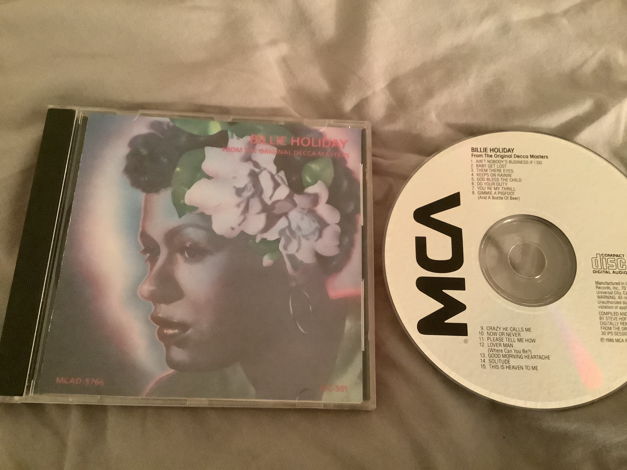 Billie Holiday MCA Records CD From The Original Decca M...