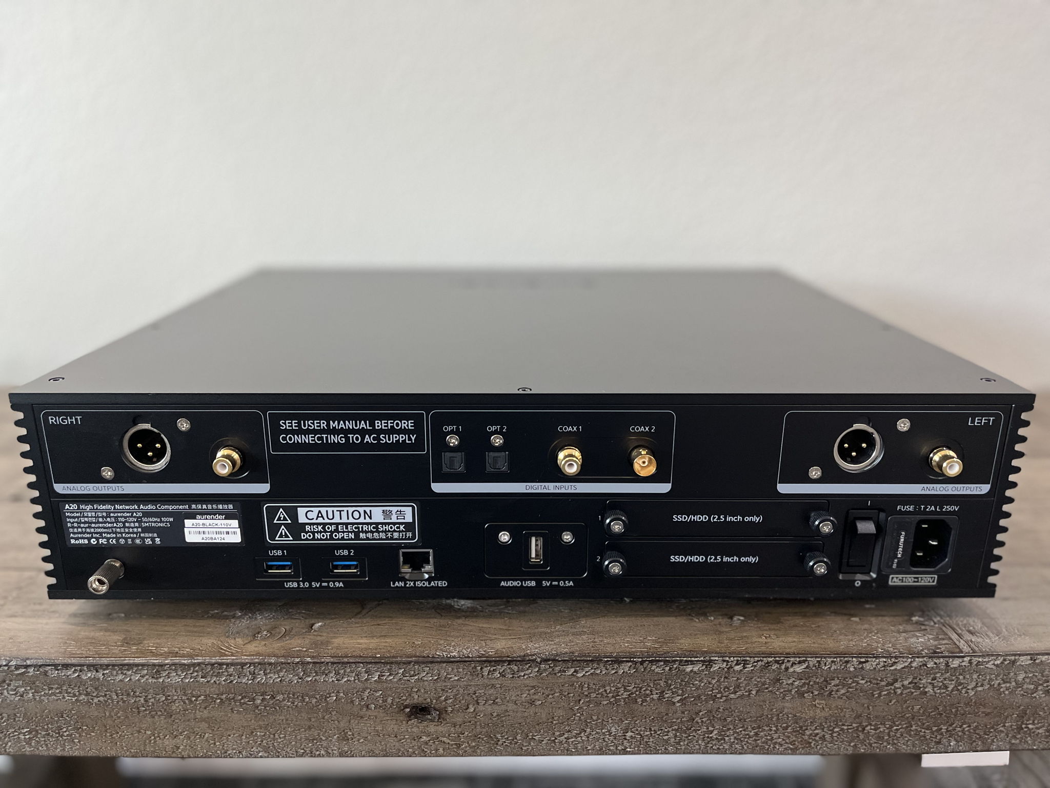 Aurender A20 Music Streamer/Server - Very Good Condition! 5