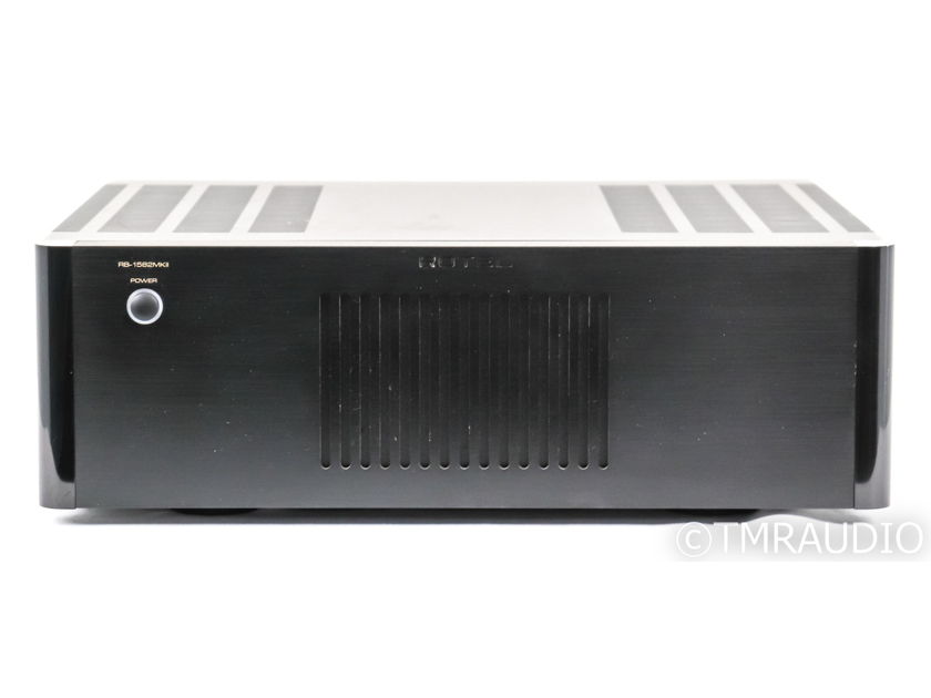 Rotel RB-1582MKII Stereo Power Amplifier; RB1582-MkII; Black (44860)